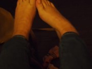 Teen Takes Off Socks And Stretches Her Toes 9/16