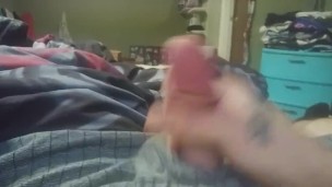 Beating my big dick!!!