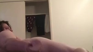Autumn Fucking Her Ass With 14 inch Dildo