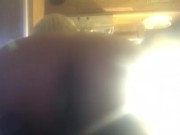 Fat ass, small table