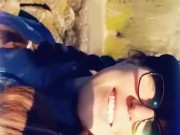 Peeing By The River.. Sorry For The Sideways Cam At The End xx 16/16