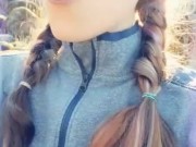 Peeing By The River.. Sorry For The Sideways Cam At The End xx 2/16