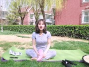 Testing a pelvic floor muscle training equipment 紧致美尻 污老师炎炎 14/16