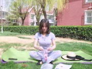 Testing a pelvic floor muscle training equipment 紧致美尻 污老师炎炎 6/16