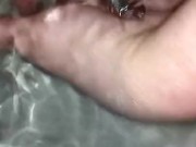 Pee in panties orgasm