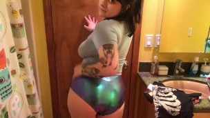 Rave outfit try on