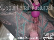 XXL SQUIRT skinny tattoo dread girl teen anal ass to mouth pussy orgasm 1/16