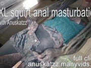 XXL SQUIRT skinny tattoo dread girl teen anal ass to mouth pussy orgasm 3/16
