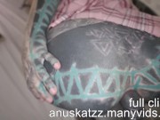 Tattoo dread couple splittet tongue bj ass to mouth anal pussy fuck cumshot 4/16