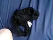 jerkin on her underwear
