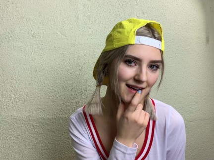 Horny schoolgirl teases her classmate and gets covered in cum - Eva Elfie