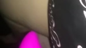 Dildo fucking my pussy.