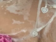 Soapy Shower Tease Before Work - Screenshot 12 of 16 - Black