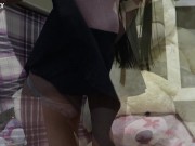 Schoolgirl in white socks Masturbates in front of Teddy bear - MaryVincXXX 3/16