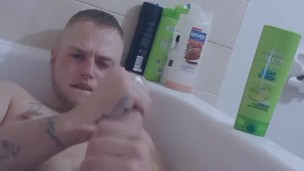 Touching my hard cock