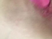 Up close view with dildo