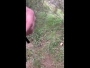 Nude Hiking Couple Pissing 1