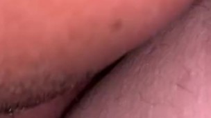 Sexy black man eats fat white pussy