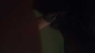 Shh, quietly playing after cumming on the toilet