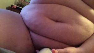 Bbw bouncing on dildo and vibrator LOUD MOANING ORGASM