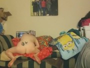 Fucking my toy amateur newbie wig