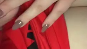 lil bit of boob play