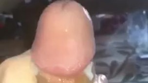Slow motion POV cum shot