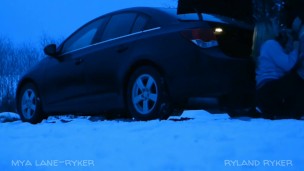 Roadside Sex in the Snow
