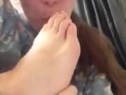 Toe sucking 6/16