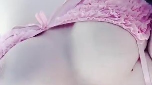 Cute MILF with Dildo Masturbating Outside 