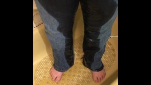 Bathtub Jeans Soaking