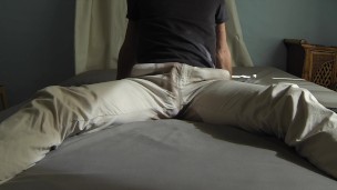 Wetting the bed with jeans and white briefs 6 times