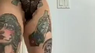 Joanna Angel BTS masturbation in sexy lingerie
