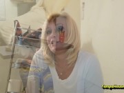 The Peeing MILF Loves Hers Job