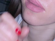 Fabulous blowjob from a green-eyed beauty 4/16