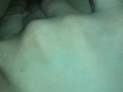 Pushing a vibrator in and out of my pussy