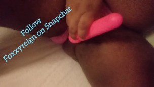 Ebony BBW Playing in Her Panties