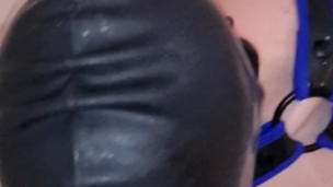Slave trained to drink and swallow piss