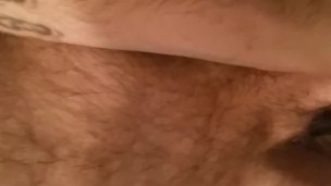 Jerking off this big dick. I was so close!!!