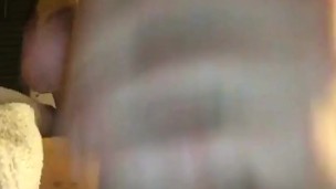 Teen jerking off his big 8inch cock. Dick play