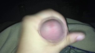 Playing my cock before bed