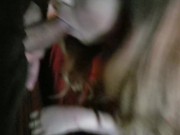 Teen girl with awesome tits sucking dick 6/16