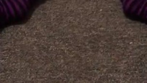 Curling Toes While Secretly Masturbating in Tights