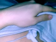 Hubby teasing us with his cock