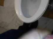 Quick handjob before work