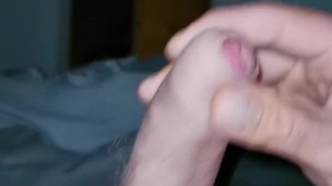 Straight guy masturbating and cumming