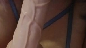 Blowjob & Dildo Deepthroating