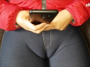 Daddy's sexy girlfriend has a nice swollen pussy, erotic cameltoe!! EPIC PUSSY / Shely81  12/16