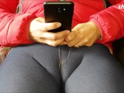 Daddy's sexy girlfriend has a nice swollen pussy, erotic cameltoe!! EPIC PUSSY / Shely81  4/16