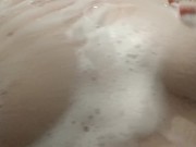 PLAYING WITH MY TITS IN THE SHOWER
